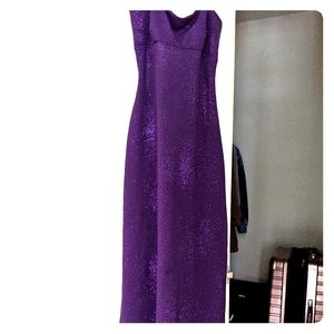 Sparkly purple dress